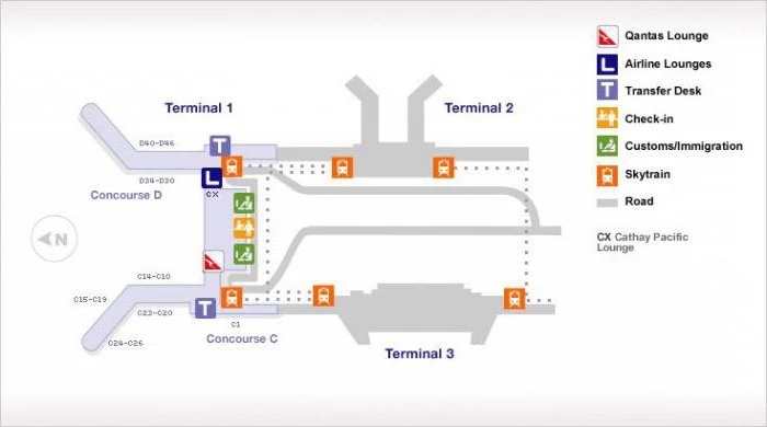 Аэропорт Сингапура "Чанги": схема, фото