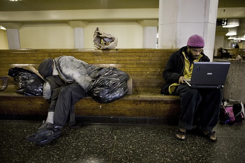 Бездомные Сан-Франциско в сети