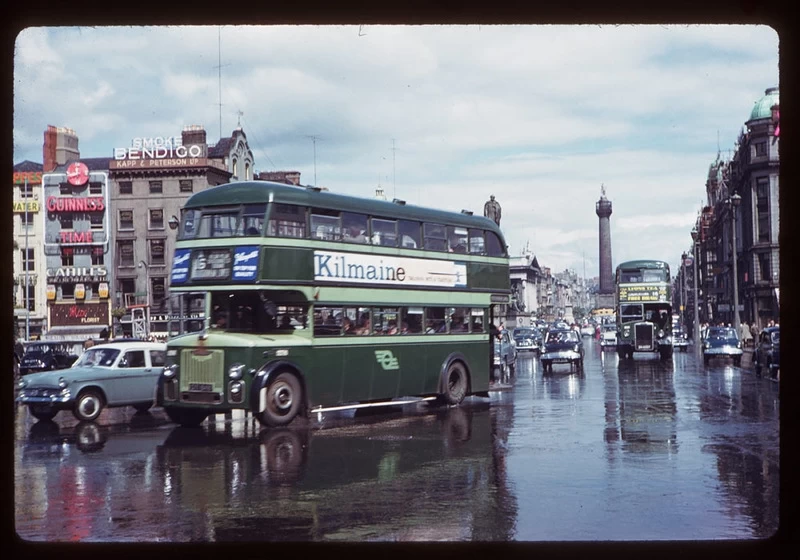 Дублин на цветных снимках 1961 года