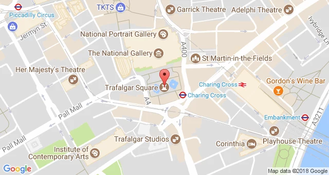Где находится Трафальгарская площадь в Лондоне?