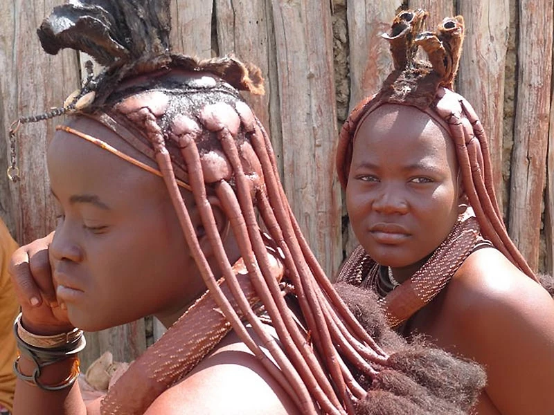 Красавицы племени химба из Намибии