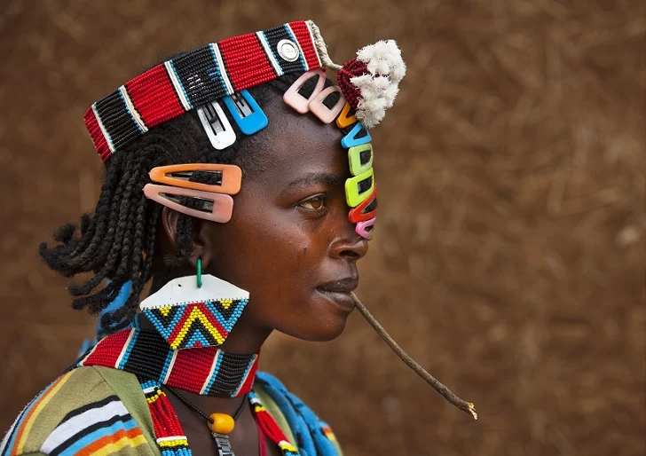 Модное племя в Эфиопии