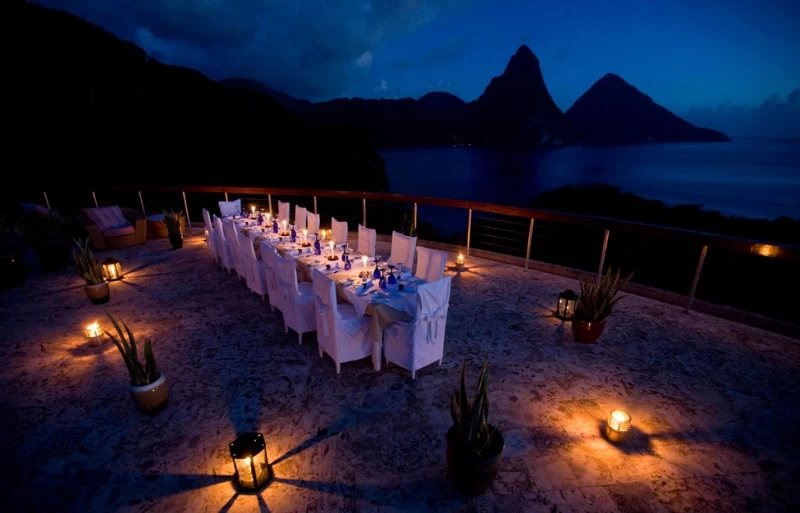 Отель Jade Mountain – роскошь в Карибском море