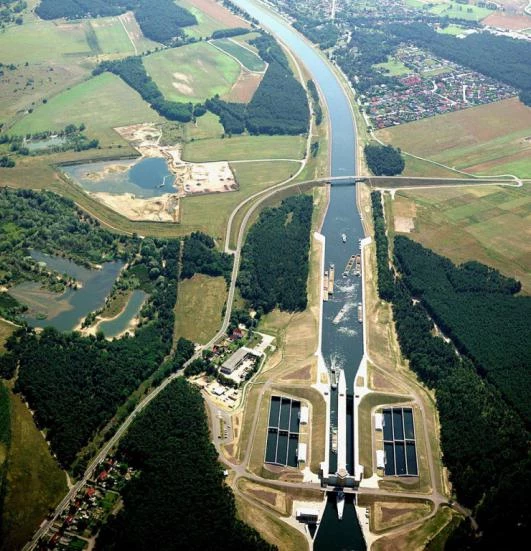 Река над рекой: удивительный Магдебургский водный мост!