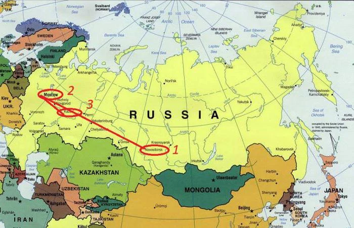 Сколько лететь из Казани в Москву по времени?