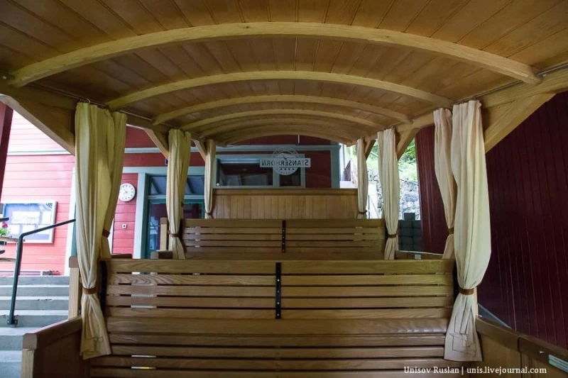 Stanserhorn Cabrio - двухэтажная кабина канатной дороги