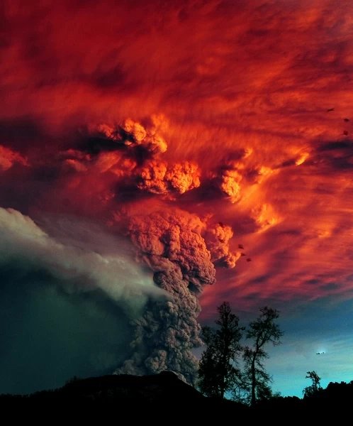 Вулкан в Чили