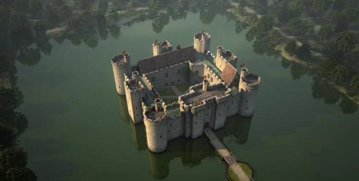 Замок Бодиам, Англия: достопримечательности, история, интересные факты 