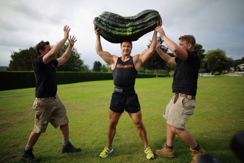 Фестиваль урожая в Англии: Гигантские кабачки, луковицы и прочие фермерские шедевры (13 фото)