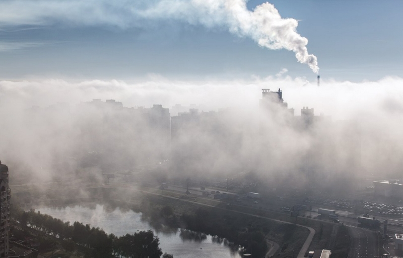 Окутанный осенним туманом Киев (13 фото)