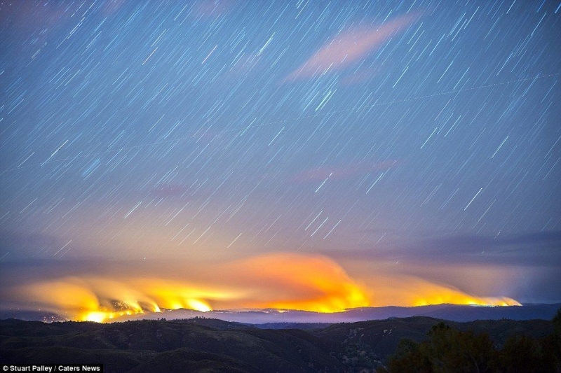 Уникальные фотографии калифорнийских пожаров