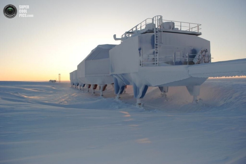 Halley VI — «ходячая» антарктическая станция (12 фото + видео)
